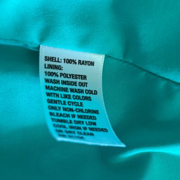 Crown & Ivy Women Size 10 Green Animal Print Monkey Drawstring Waist Shirt Dress - Picture 4 of 9